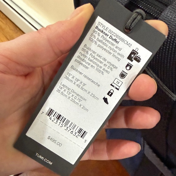 Tumi Alpha Bravo Buckner Duffel Blue Camo - Picture 4 of 16